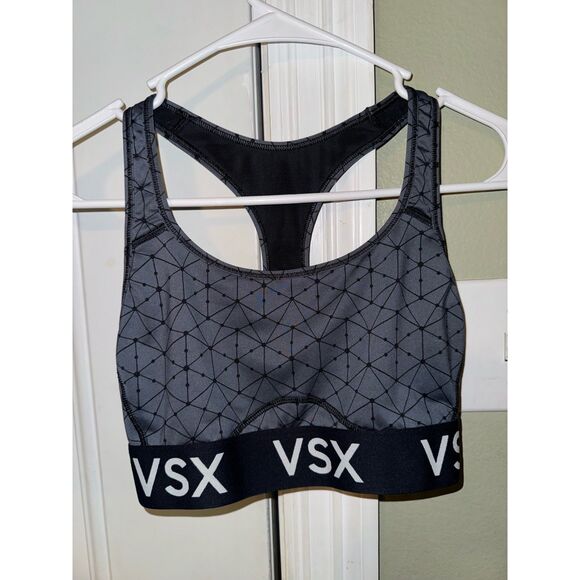 NWOT Victoria Secret Sports Bra Geometric Pattern Sz S - Picture 1 of 4
